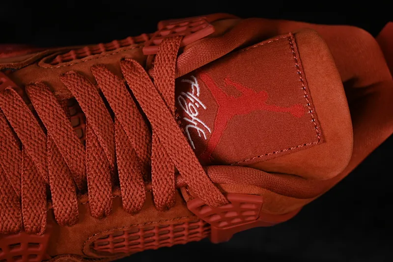 All categories Air Jordan Jordan series basketball shoes Air Jordan 4 LJR version Nigel Sylvester x Air Jordan 4 OG "Brick By Brick" AJ4 Joe 4 red brick suede HF4340-800